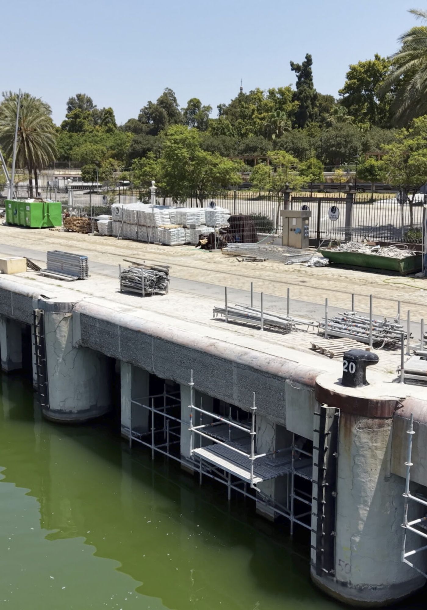 Inicio 21 Modernización del Muelle de las Delicias en Sevilla